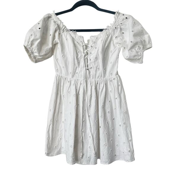 house of harlow x REVOLVE Frans Dress in white mini small - Picture 3 of 8
